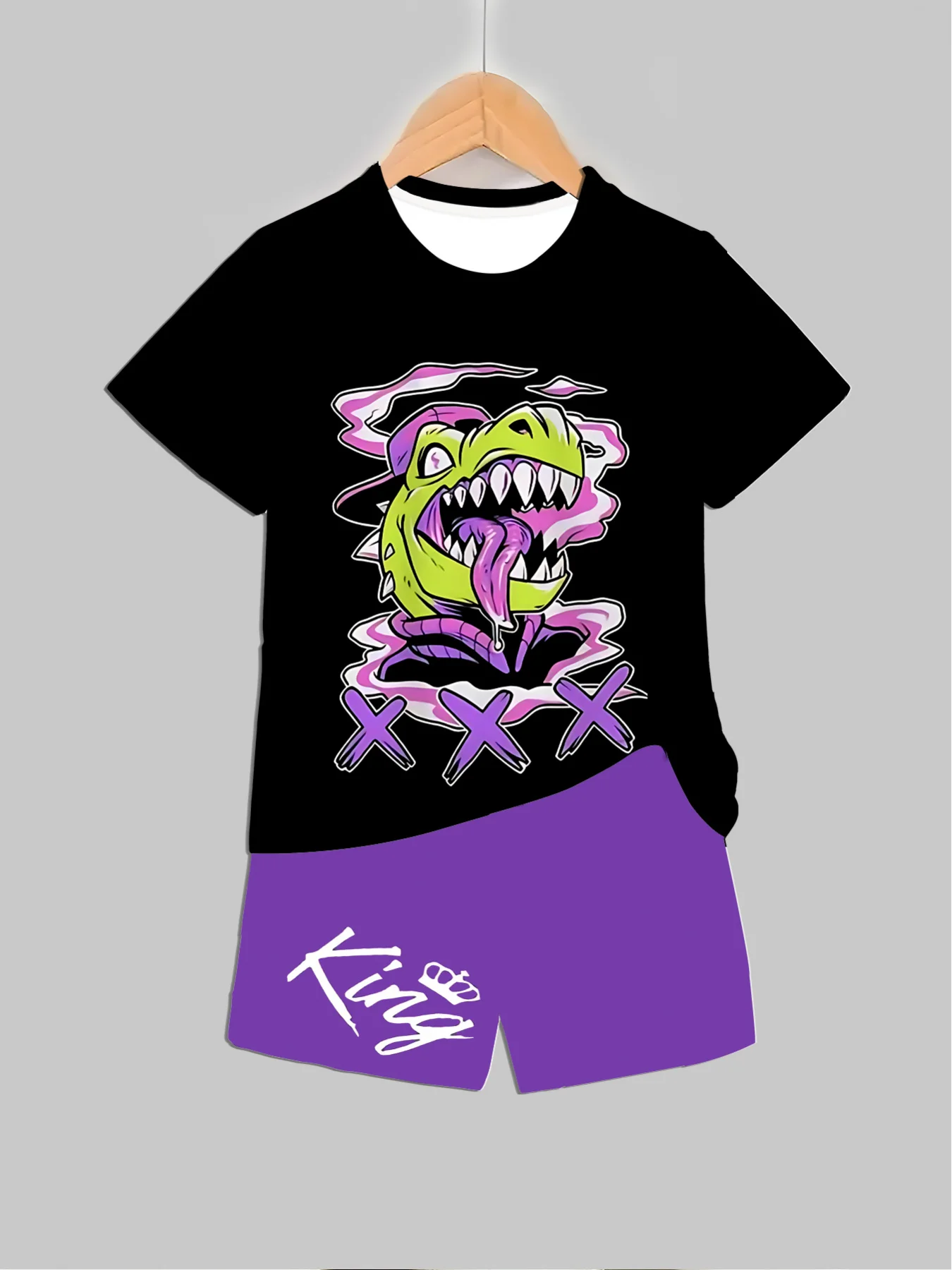 New Dinosaur Printed Outfits T - огляд і ціна Summer Clothing Baby Girl