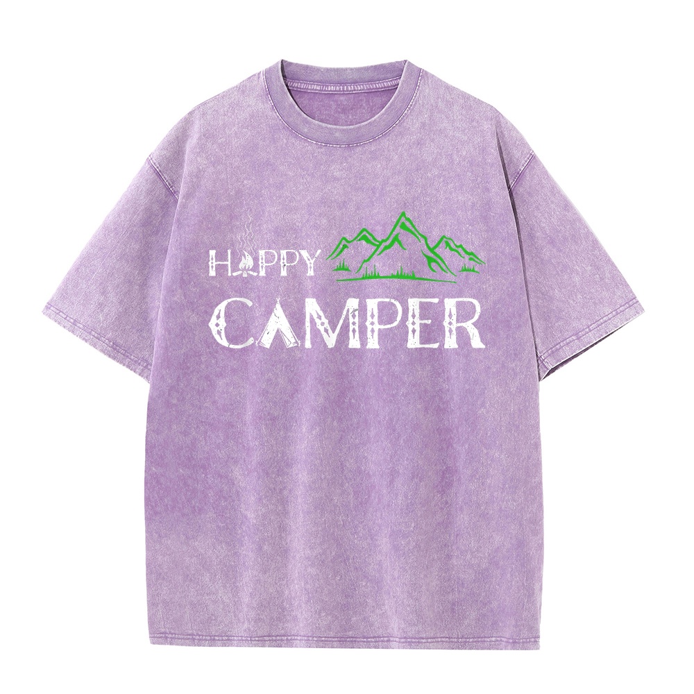 Happy Camper Camping T-Shirt f - огляд і ціна Summer Clothing Women Canada