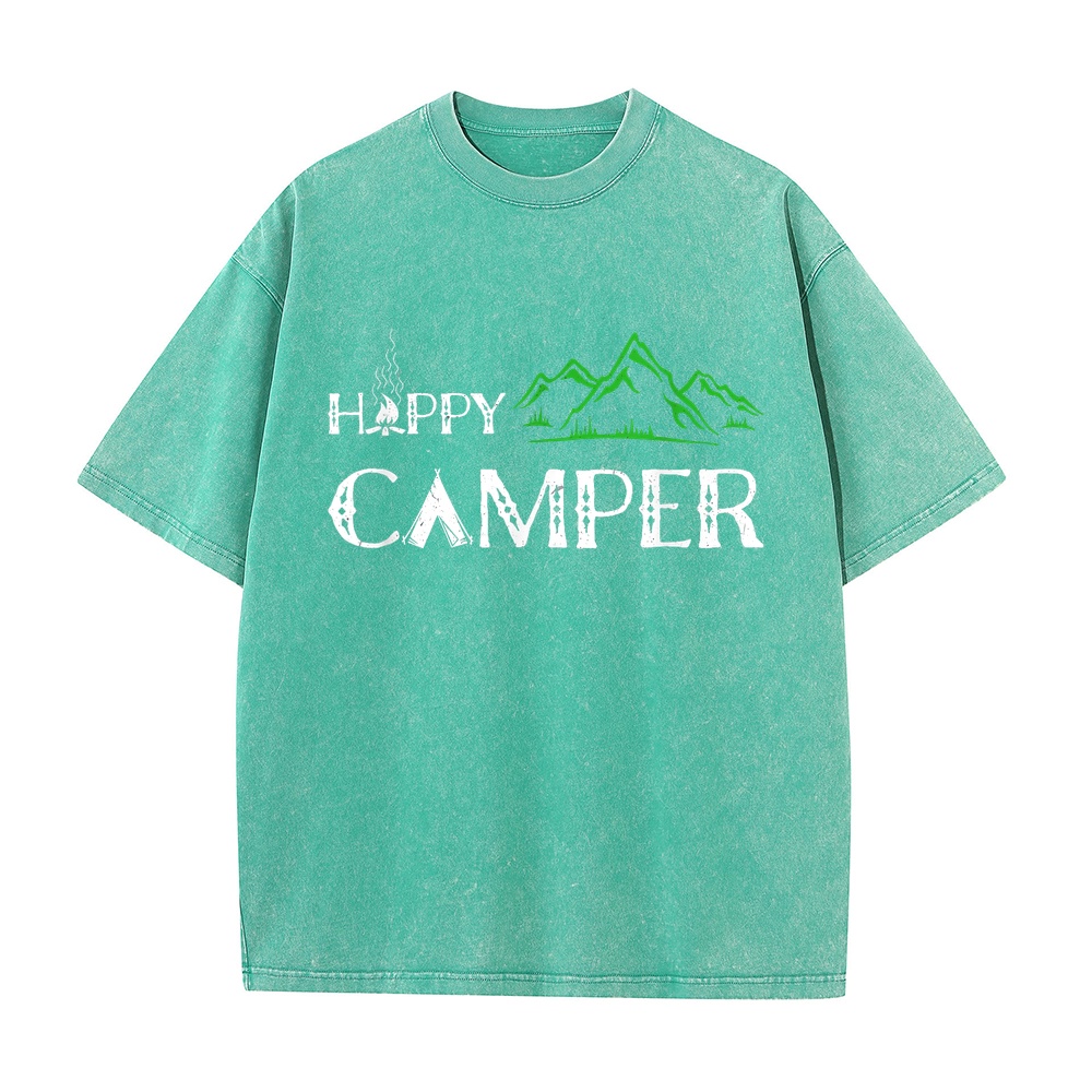 Happy Camper Camping T-Shirt f - огляд і ціна Summer Clothing Women Canada