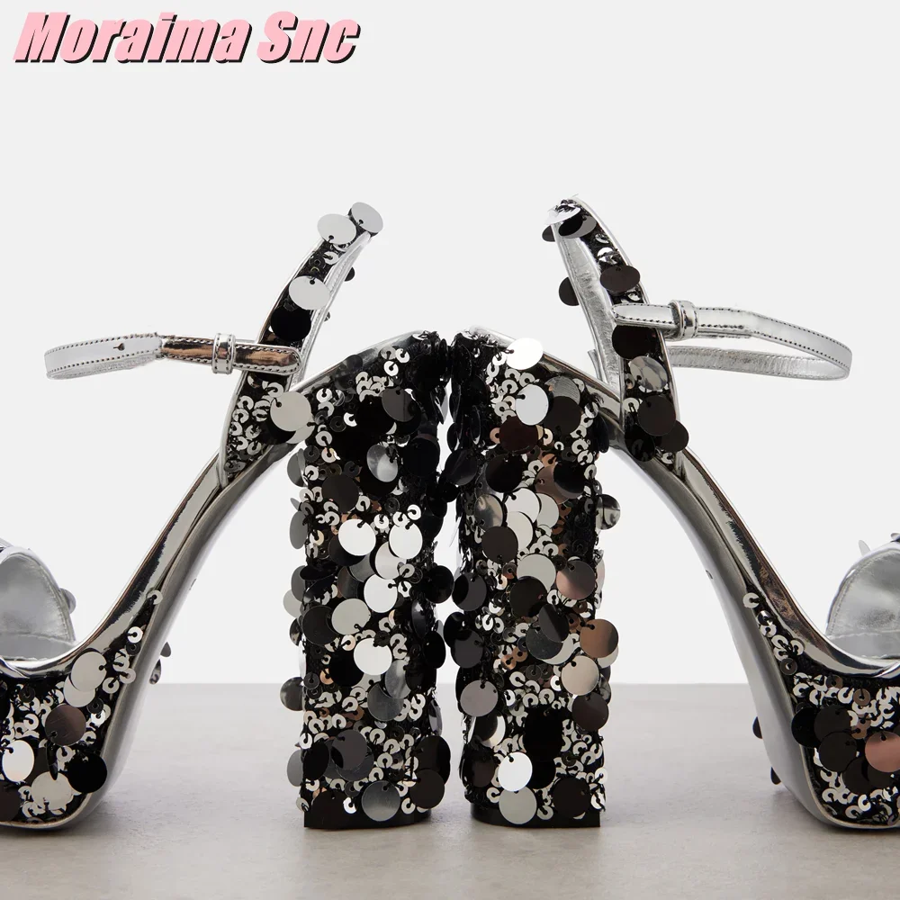 Sequined Bling Platform Sandal - огляд і ціна Summer Clothing Stores