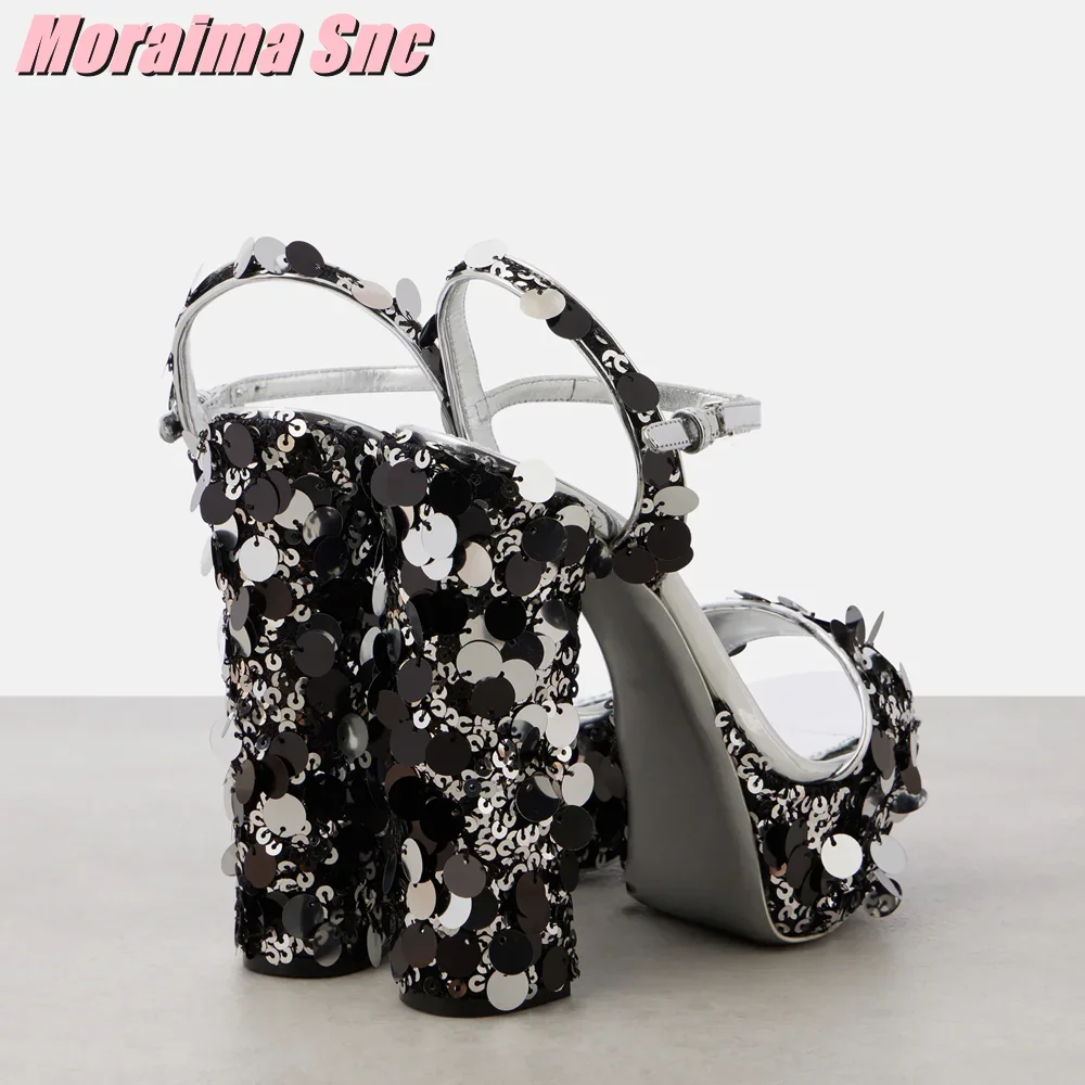 Sequined Bling Platform Sandal - огляд і ціна Summer Clothing Stores