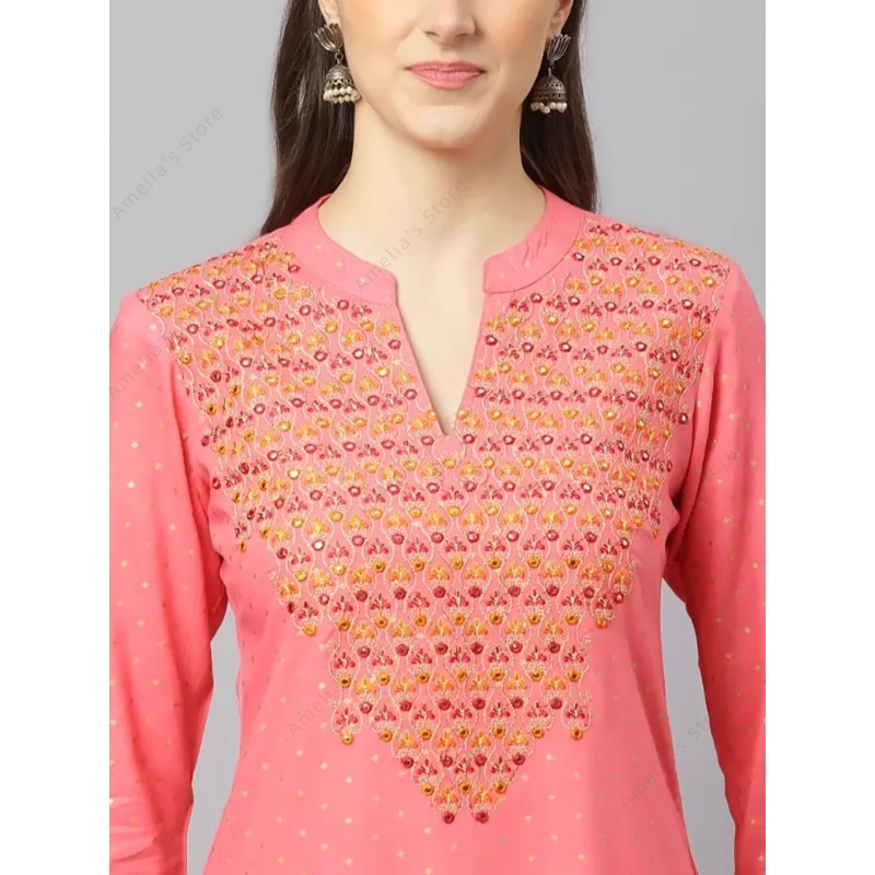 Kurta Women's Indian Rayon Kur - огляд і ціна Summer Clothing Pakistan