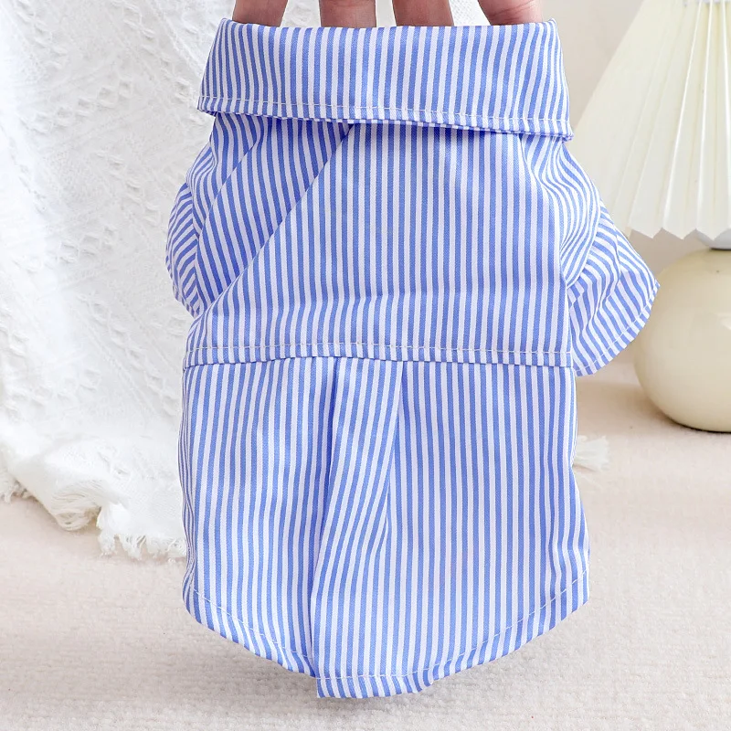 Pet Dog Clothes Bowknot Stripe - огляд і ціна Summer Clothing Wholesale