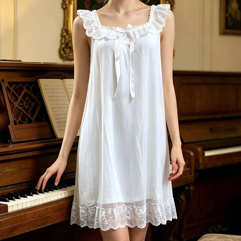 Women Sleeping Gown Sleeveless - огляд і ціна Summer Clothing Stores