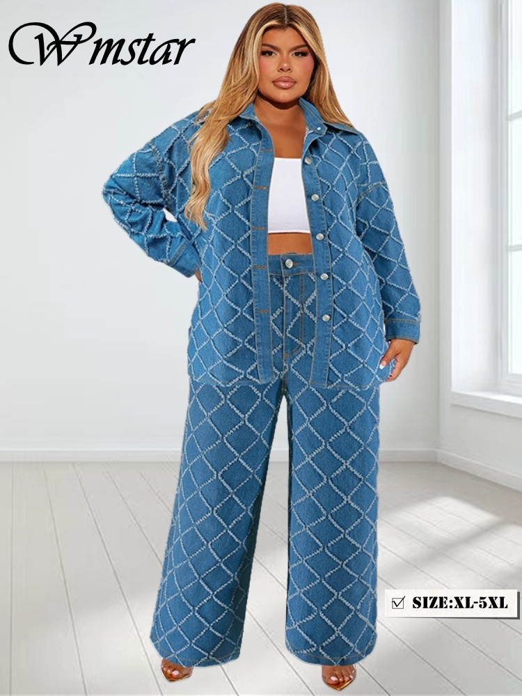 Wmstar Plus Size Denim Two Pie - огляд і ціна Summer Clothing Wholesale